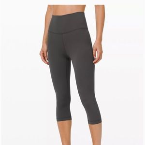 Lululemon, size 6, women’s, high waisted align leggings, grey, WORN